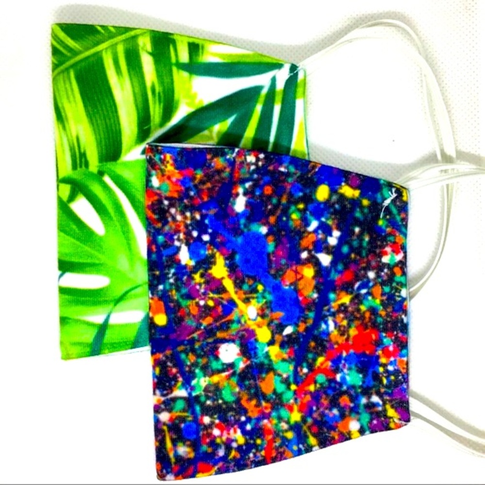 SET OF TWO LAYER FLAT MASKS